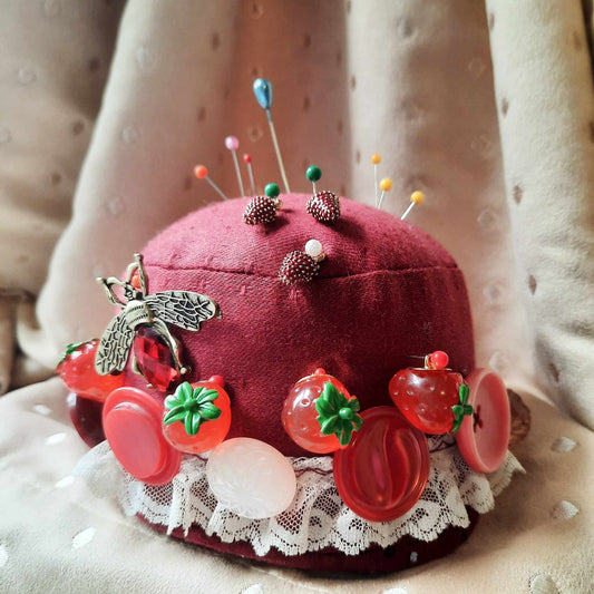decorate a pin cushion