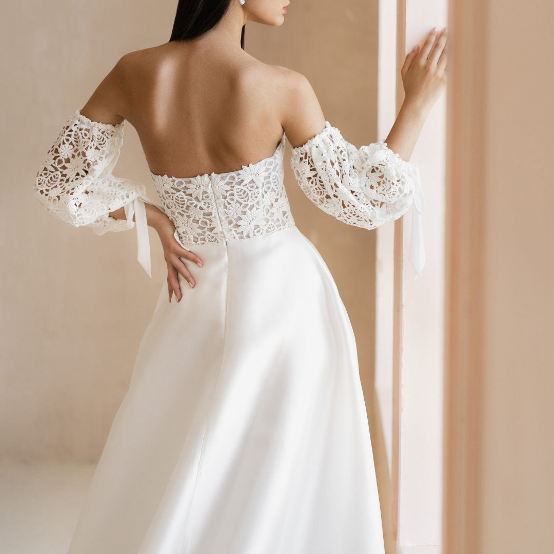 How to Make Detachable Sleeves for Wedding Dress