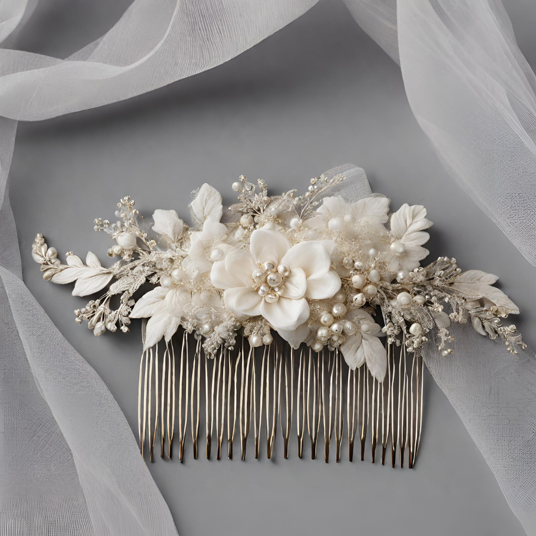 How to Make a Wedding Veil With a Comb
