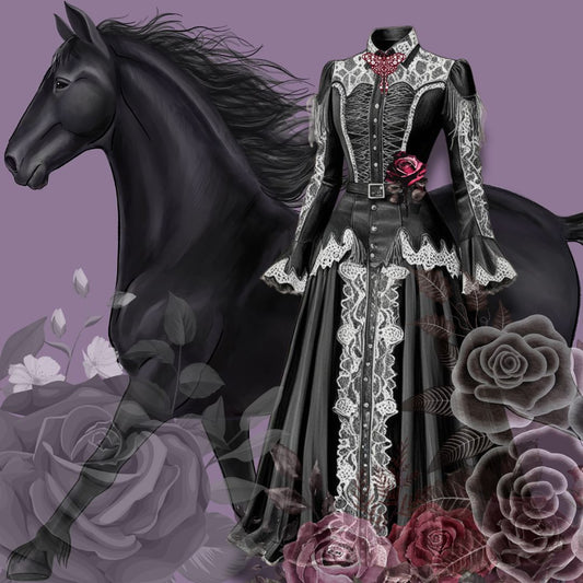Gothic Western dress