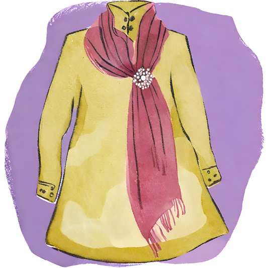Where Should a Brooch Be Worn