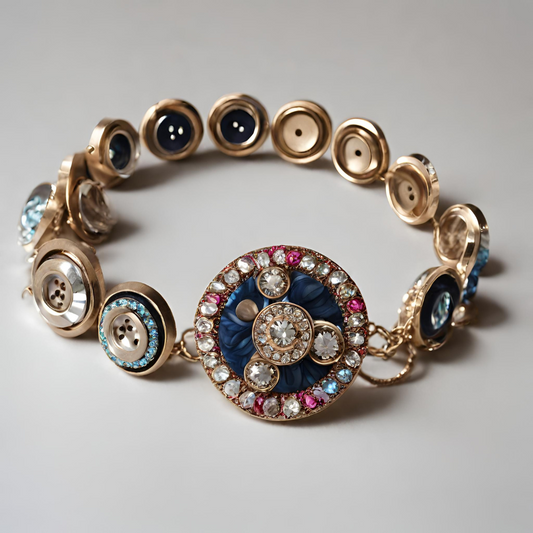 How to Make Bracelets out of Buttons