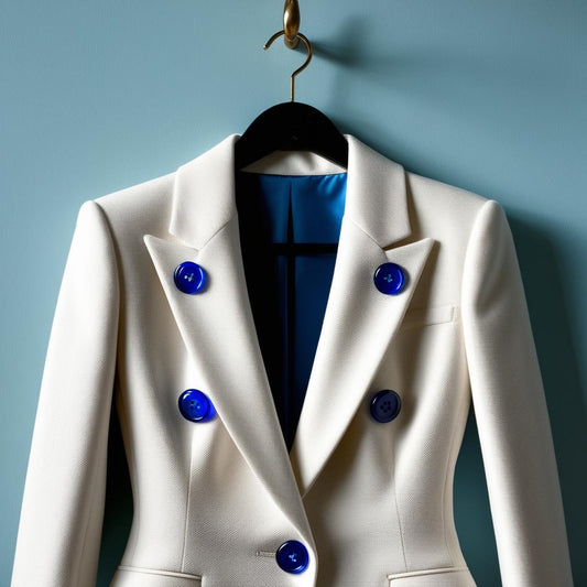 Comment coudre un bouton sur une veste de tailleur pour femme