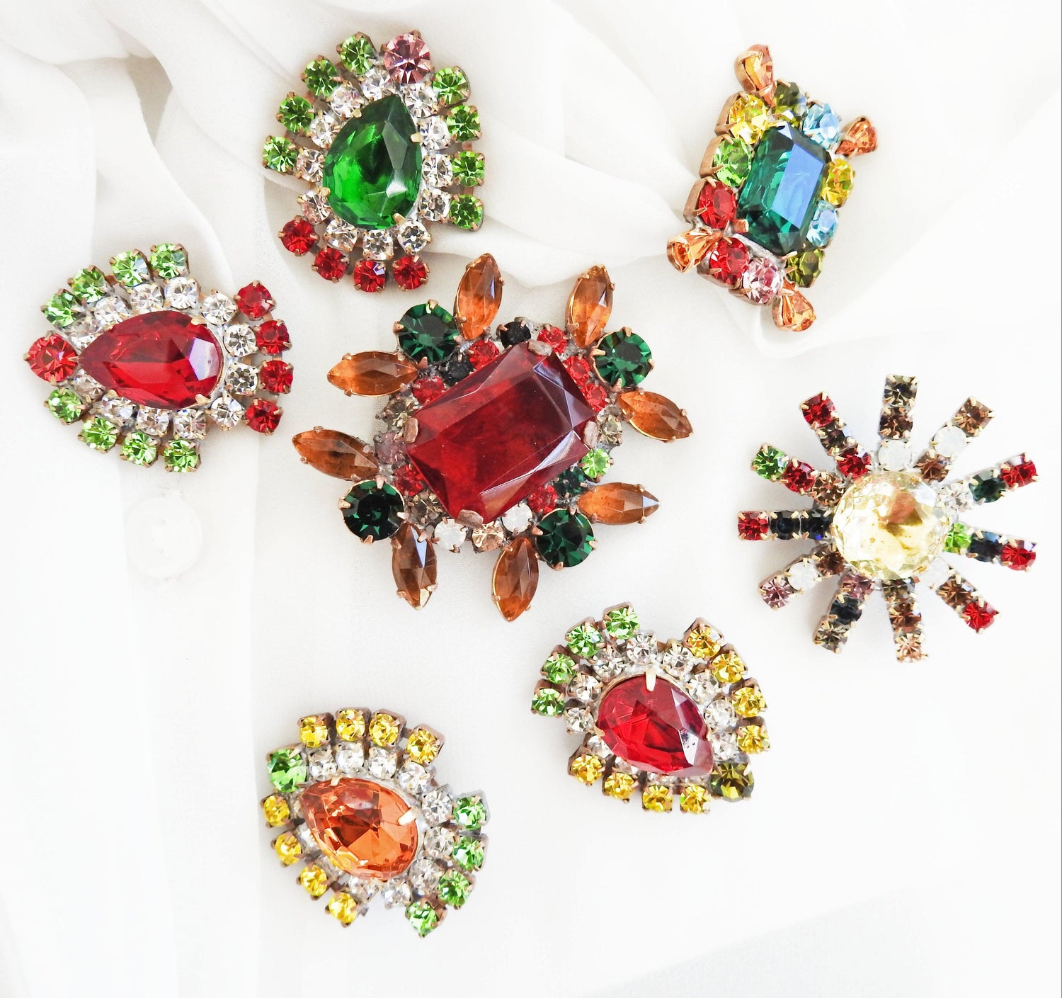 Glass buttons - zazaofcanada