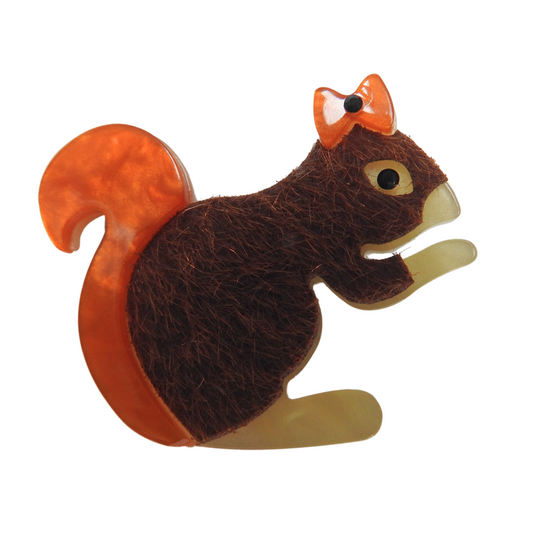 Squirrel brooch - zaza of canada