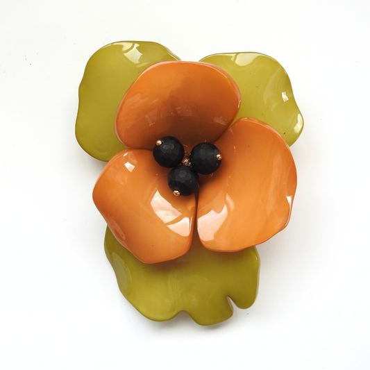 Extra Large Flower Brooch Pin