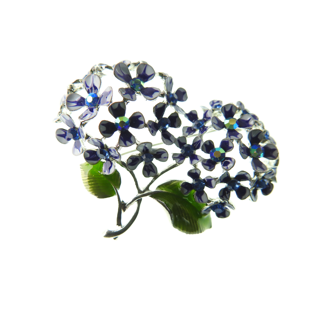 Elegant flower brooch