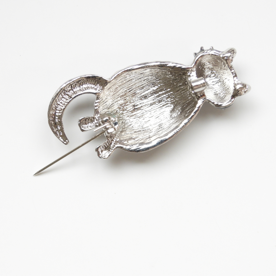 Cat Brooch Silver