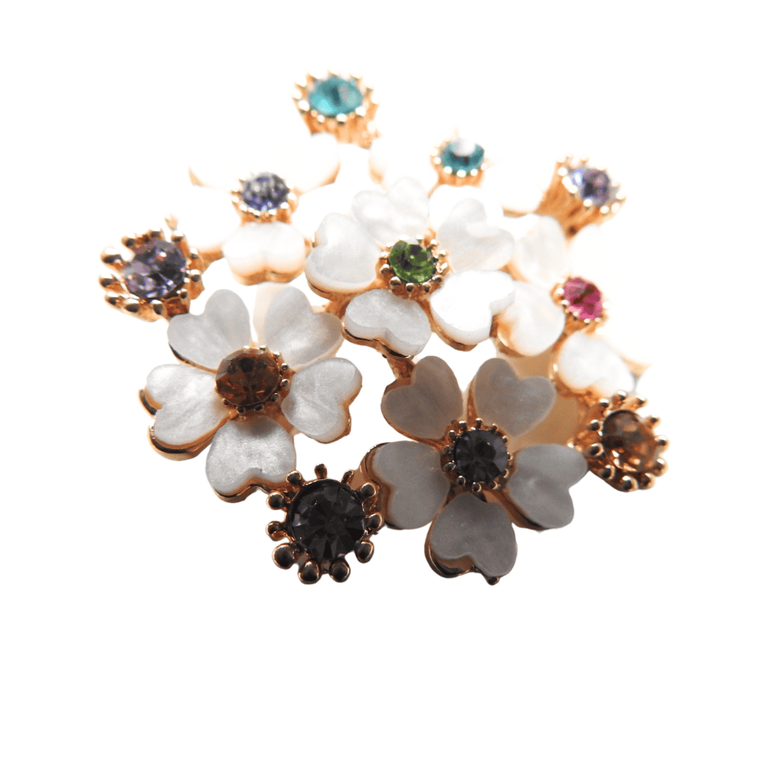 Women hydrangea jewelry brooch