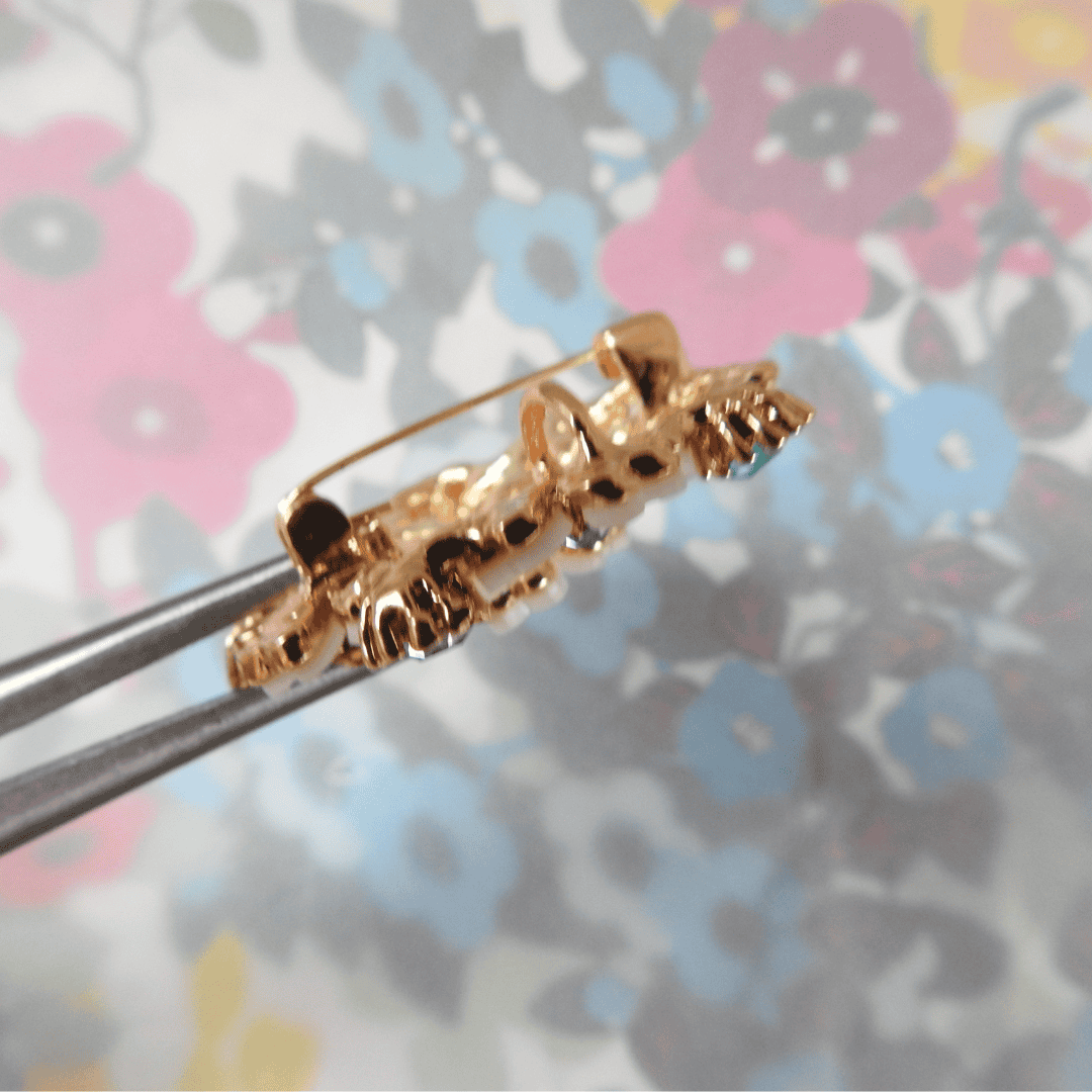 Women hydrangea jewelry brooch