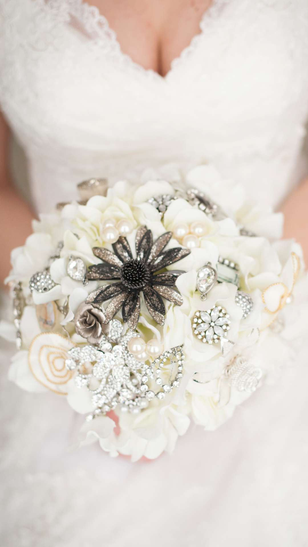 bouquet of brooches