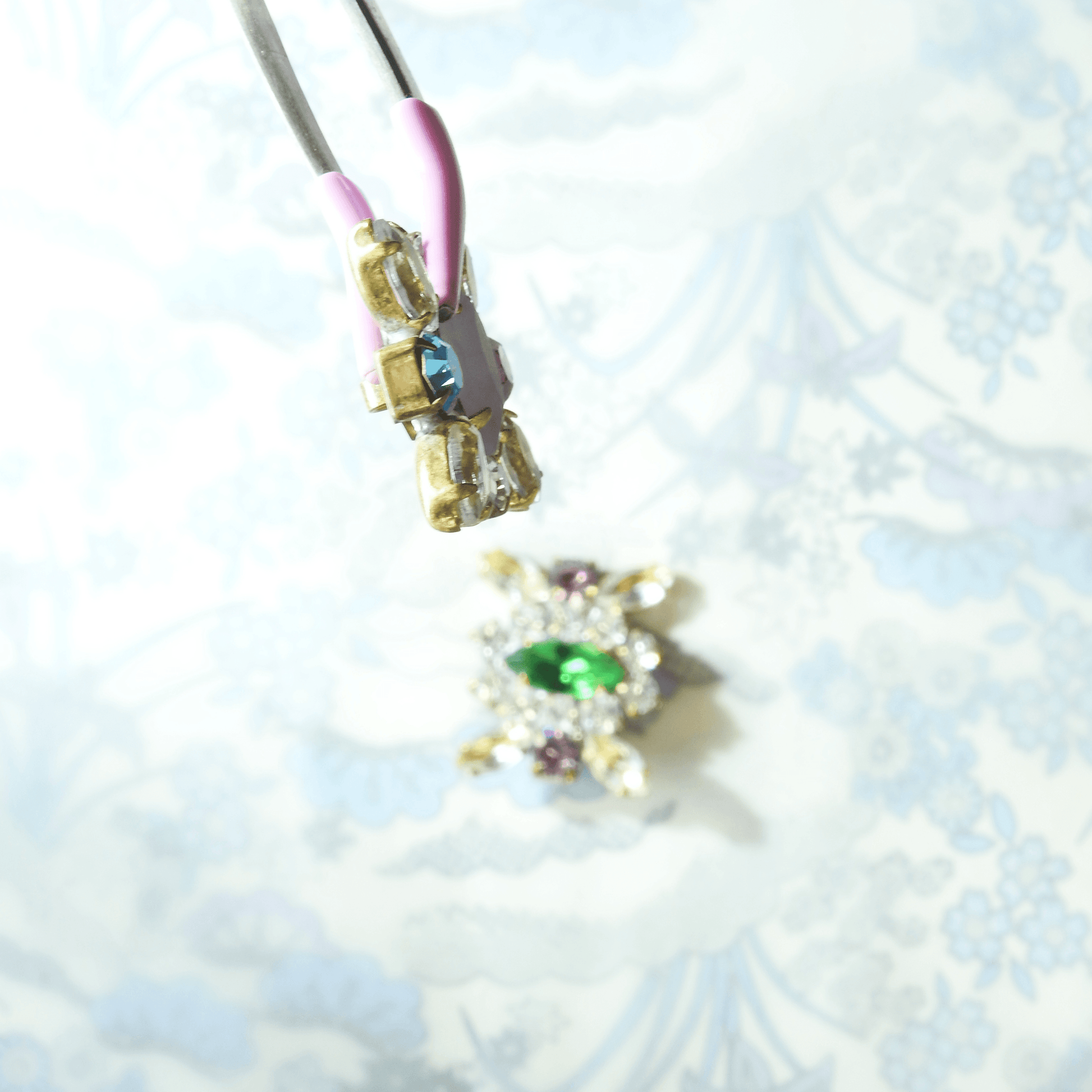 Czech glass buttons