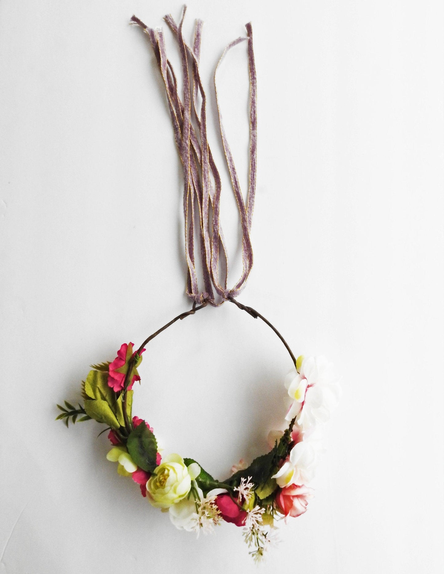 Flower crown, Bohemian bridal, pastel pink crowns wedding dress accessories, hair boho gift idea headband piece fall country ideas romantic