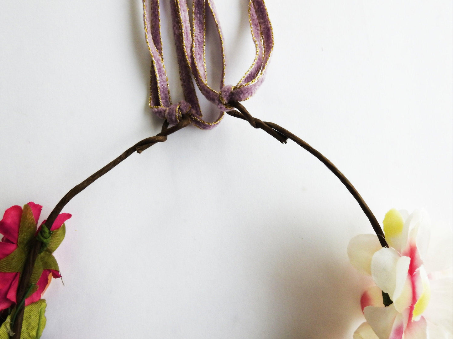 Flower crown, Bohemian bridal, pastel pink crowns wedding dress accessories, hair boho gift idea headband piece fall country ideas romantic