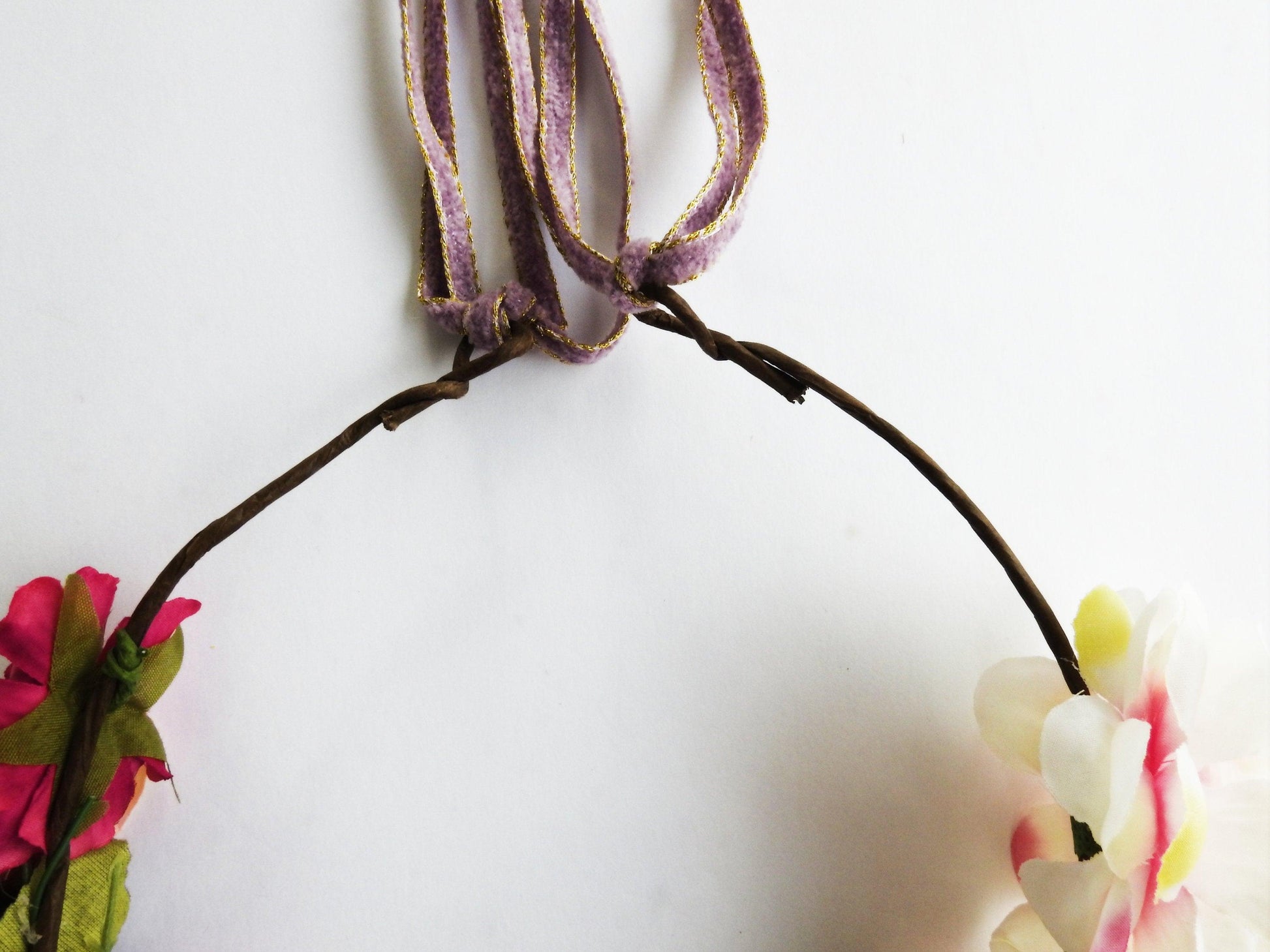 Flower crown, Bohemian bridal, pastel pink crowns wedding dress accessories, hair boho gift idea headband piece fall country ideas romantic