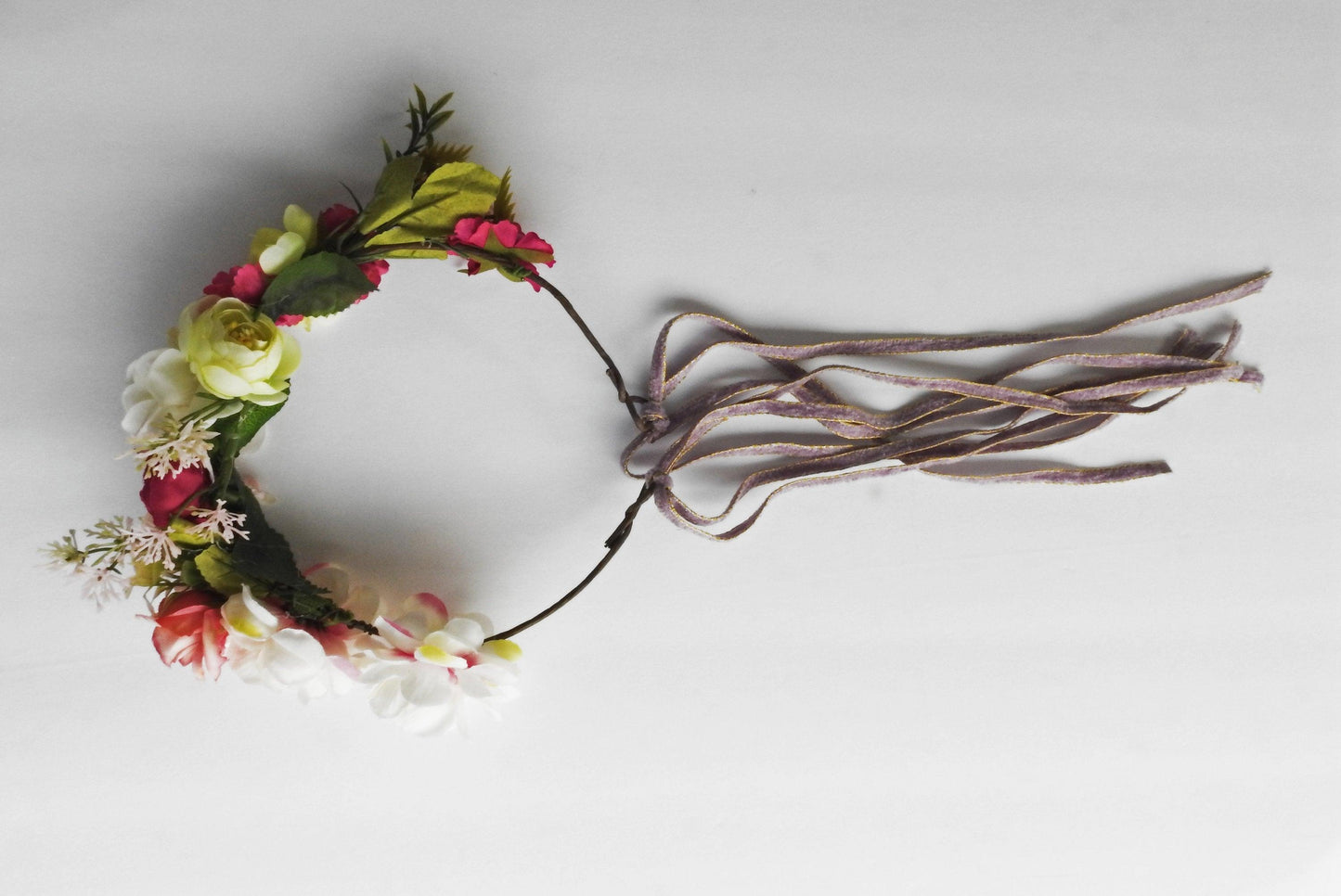 Flower crown, Bohemian bridal, pastel pink crowns wedding dress accessories, hair boho gift idea headband piece fall country ideas romantic