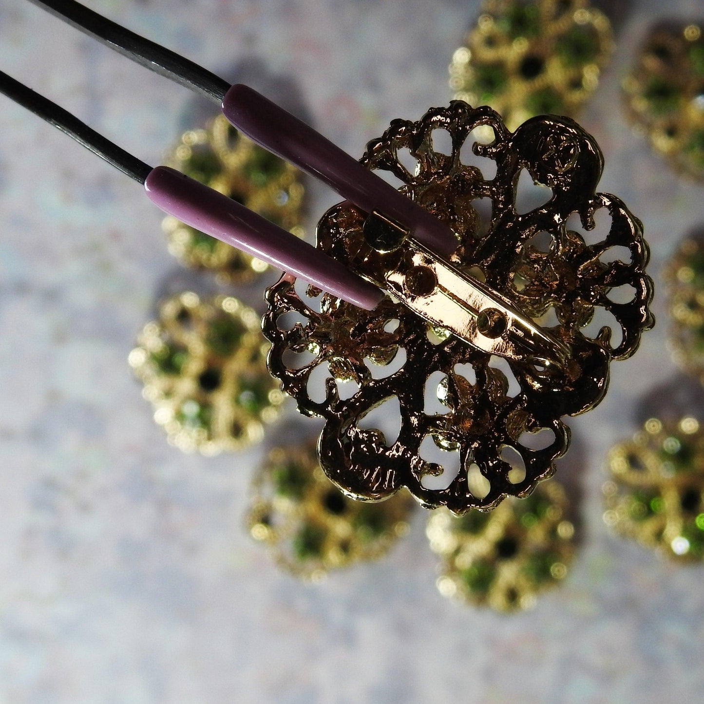 broaches lot for brooch bouquet