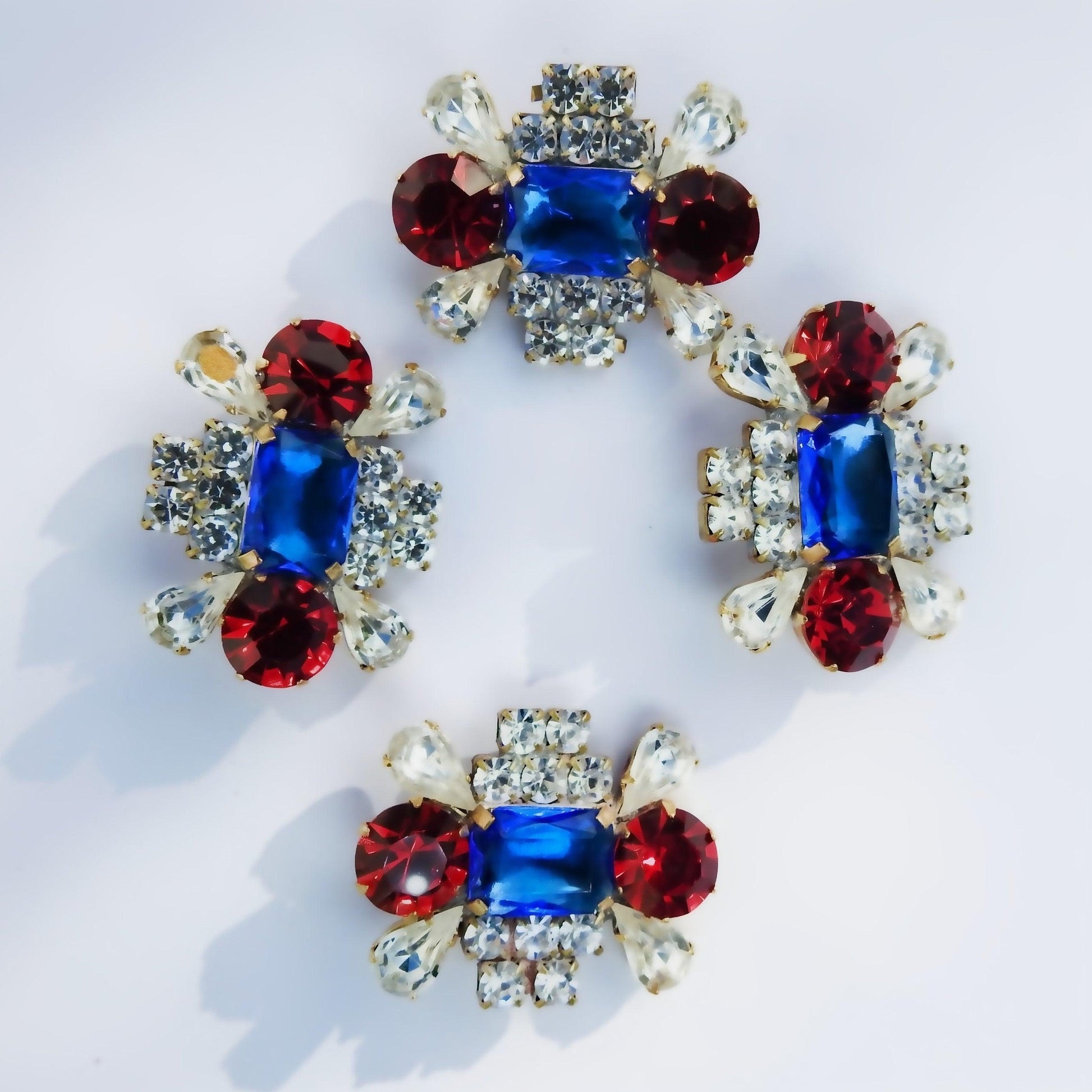 Jeweled buttons