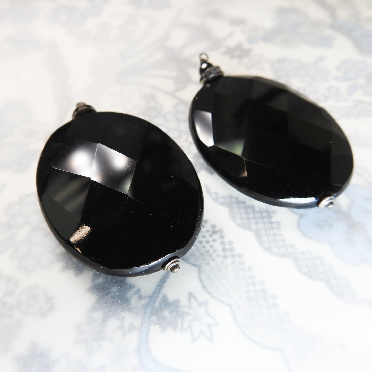 One of the kind vintage glass pendants