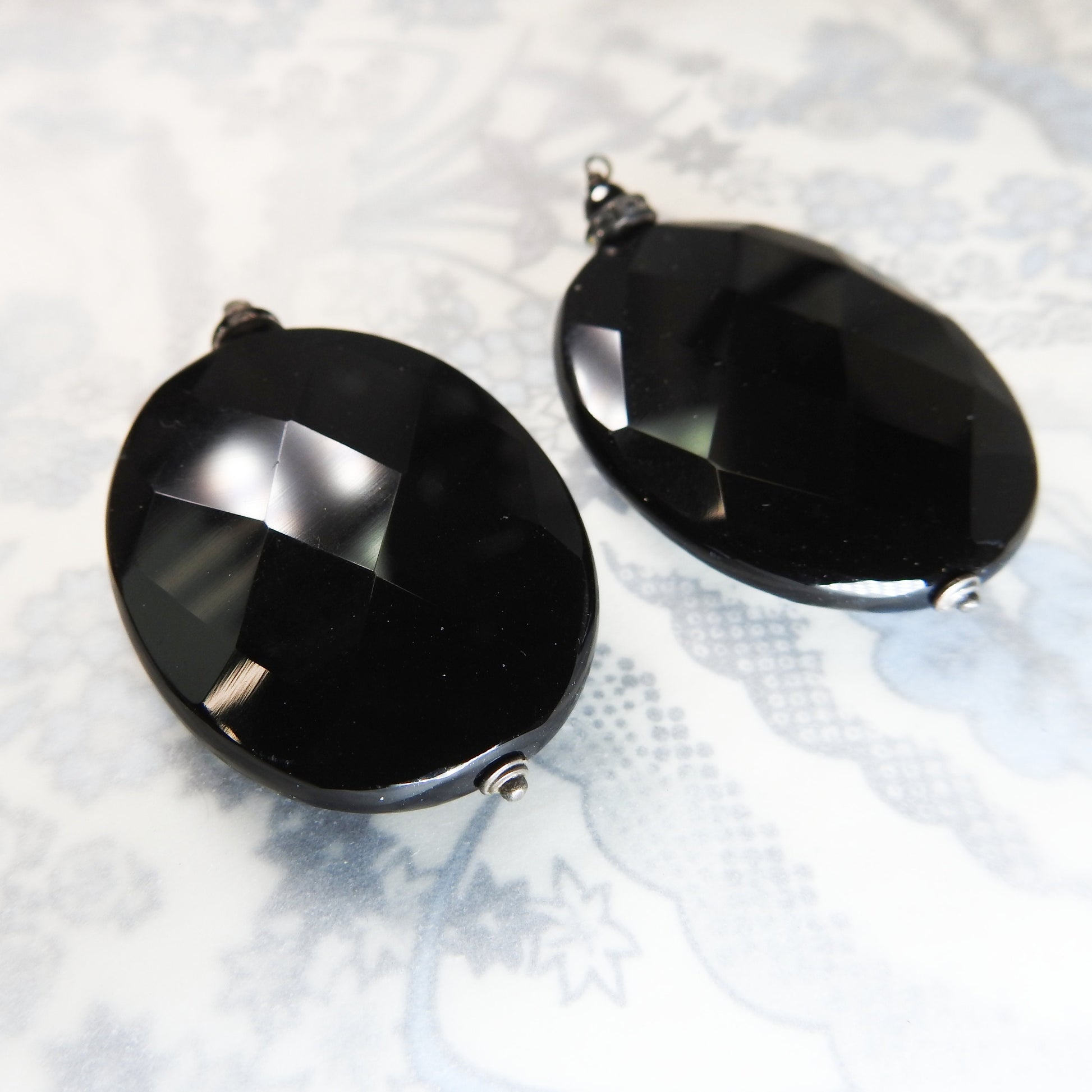 One of the kind vintage glass pendants