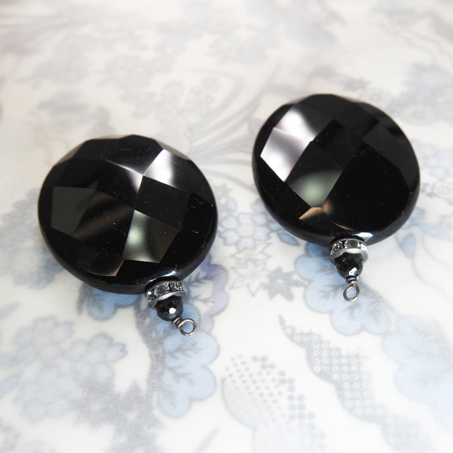 One of the kind vintage glass pendants