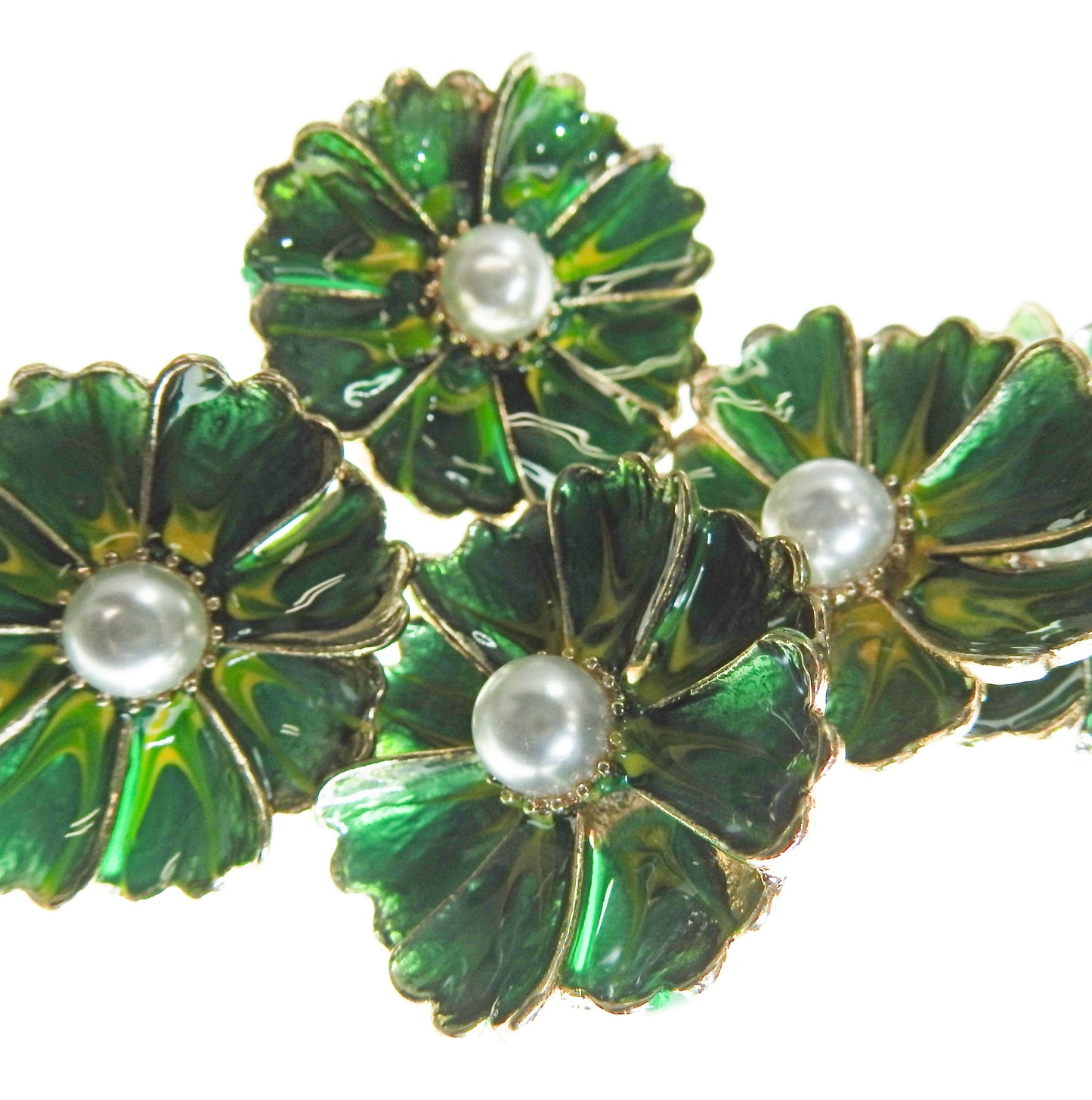 Large flower snap buttons