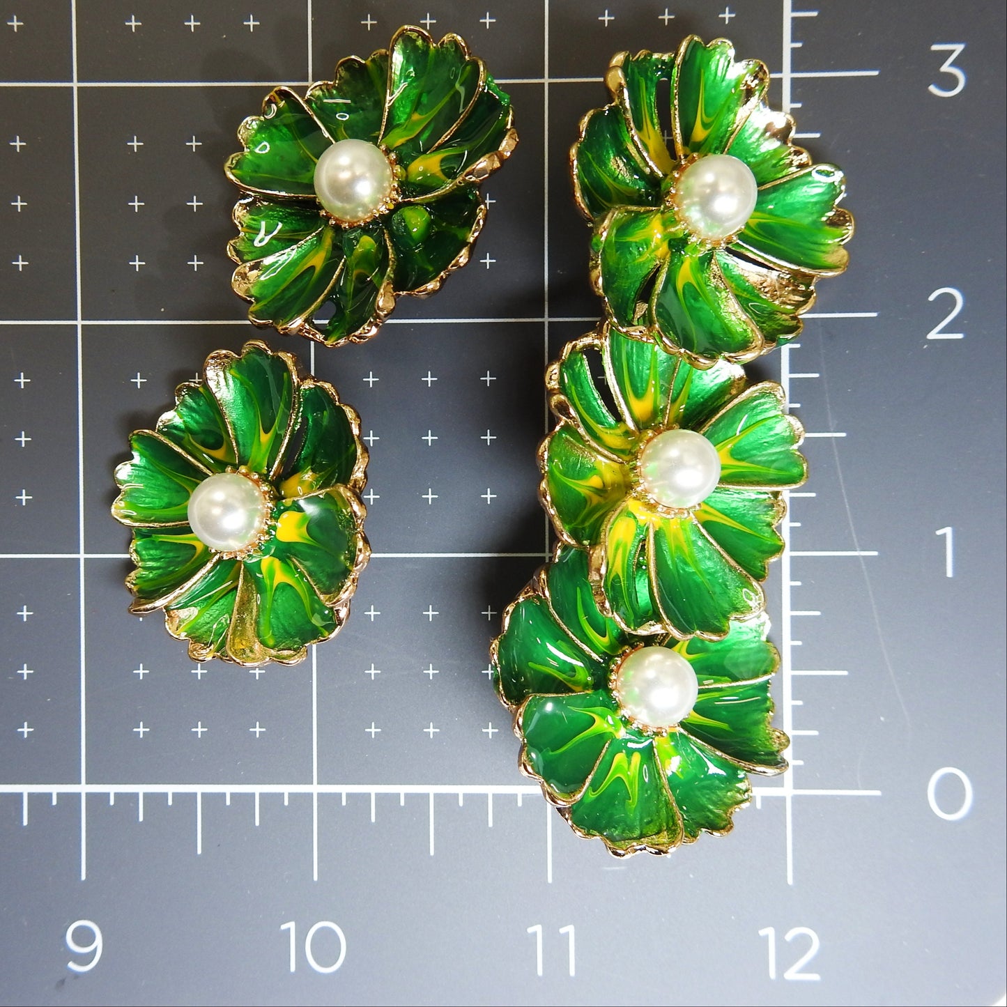 Large flower snap buttons