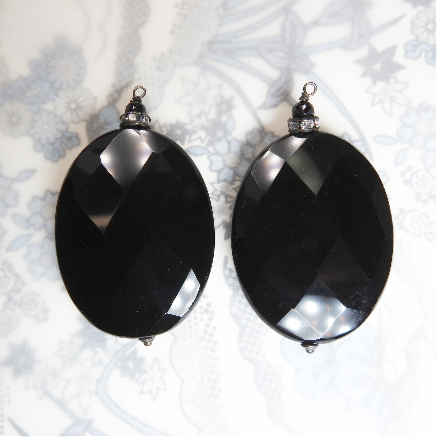 One of the kind vintage glass pendants