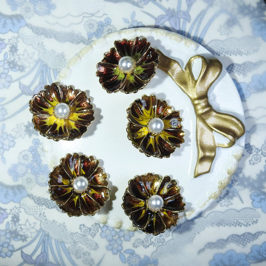 Decorative Floral Snap Buttons