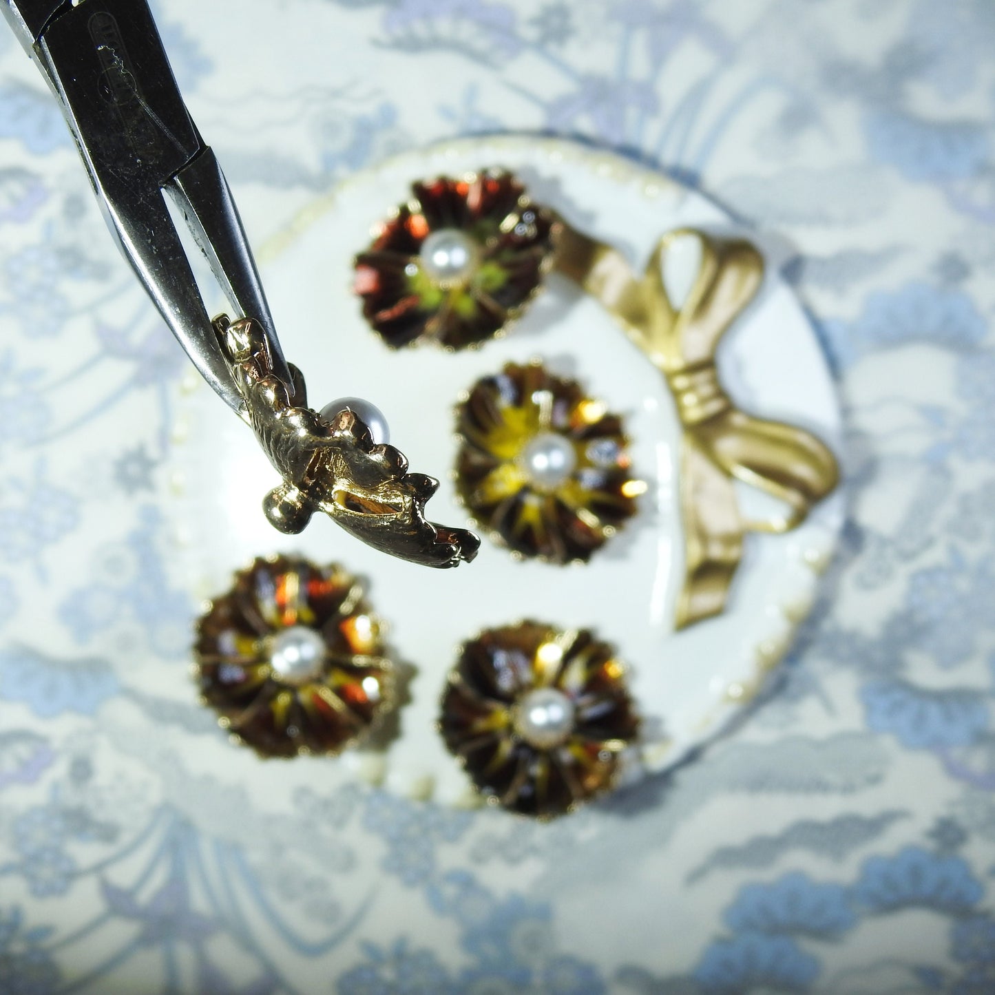 Decorative Floral Snap Buttons