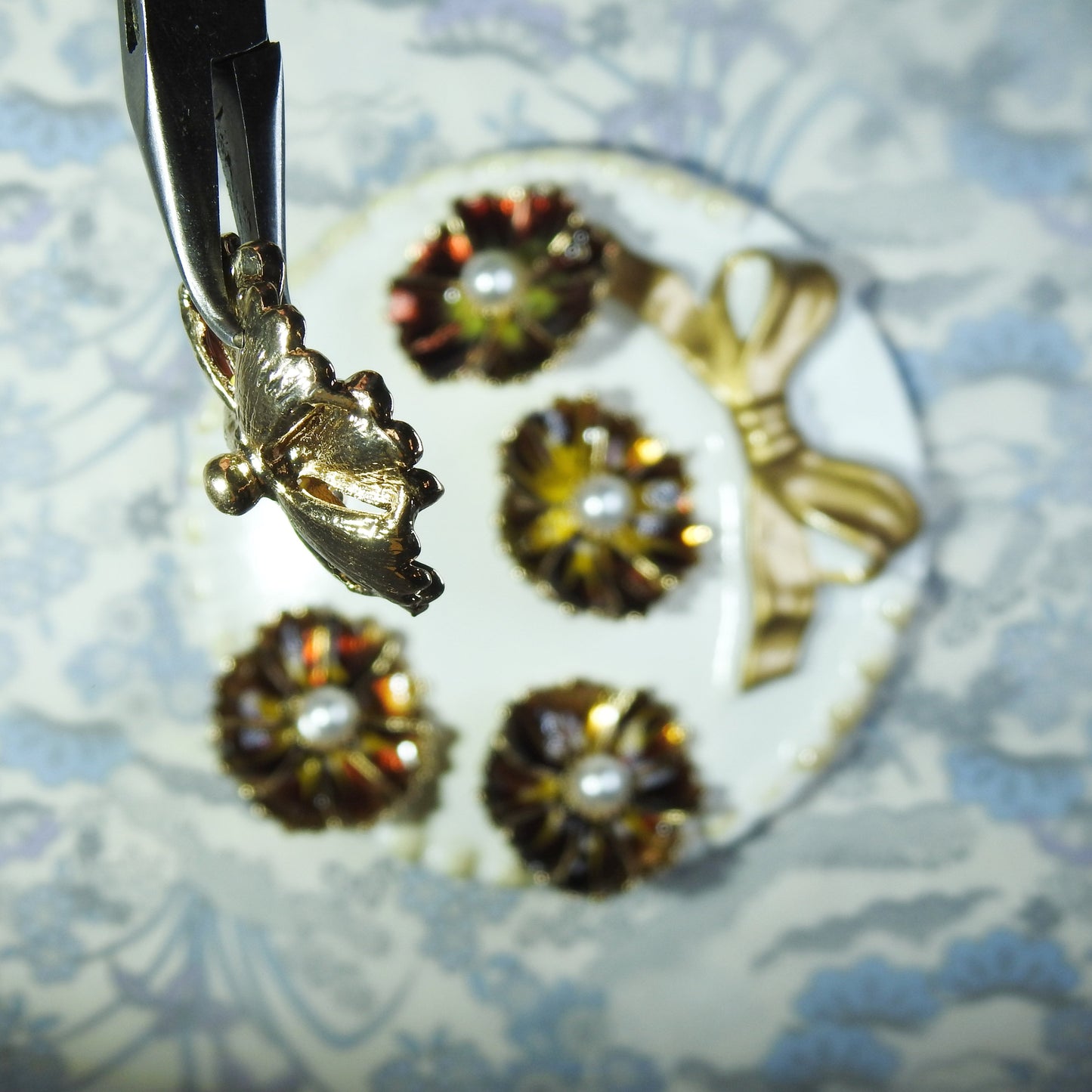 Decorative Floral Snap Buttons