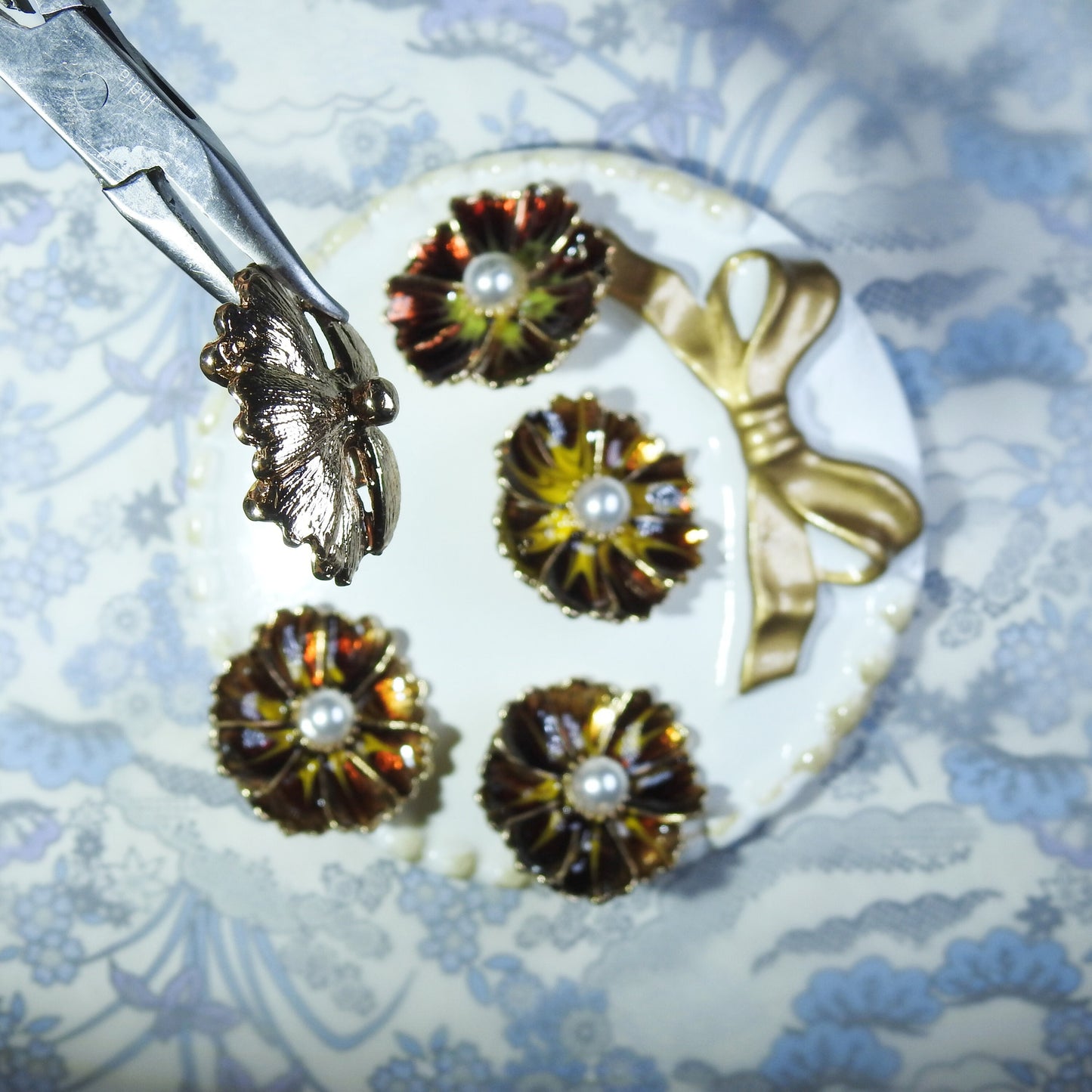 Decorative Floral Snap Buttons