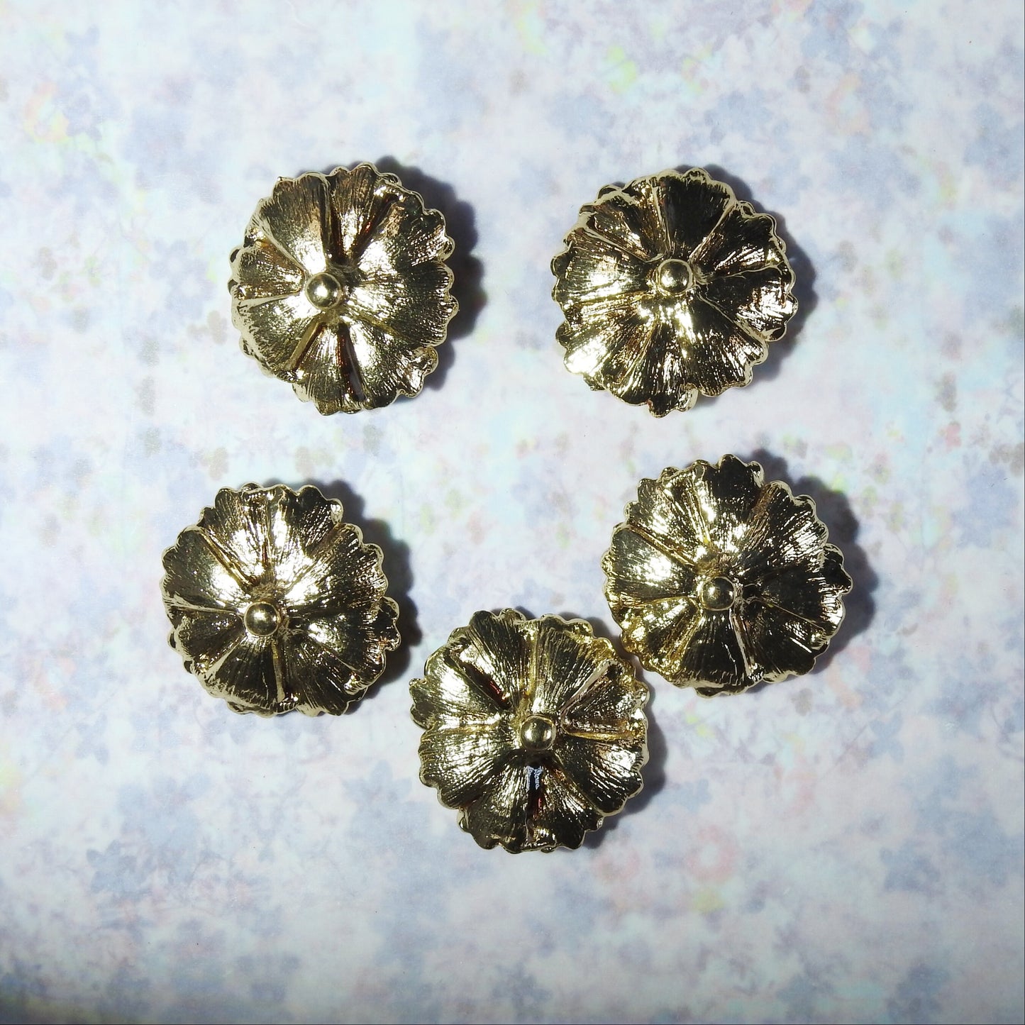 Decorative Floral Snap Buttons