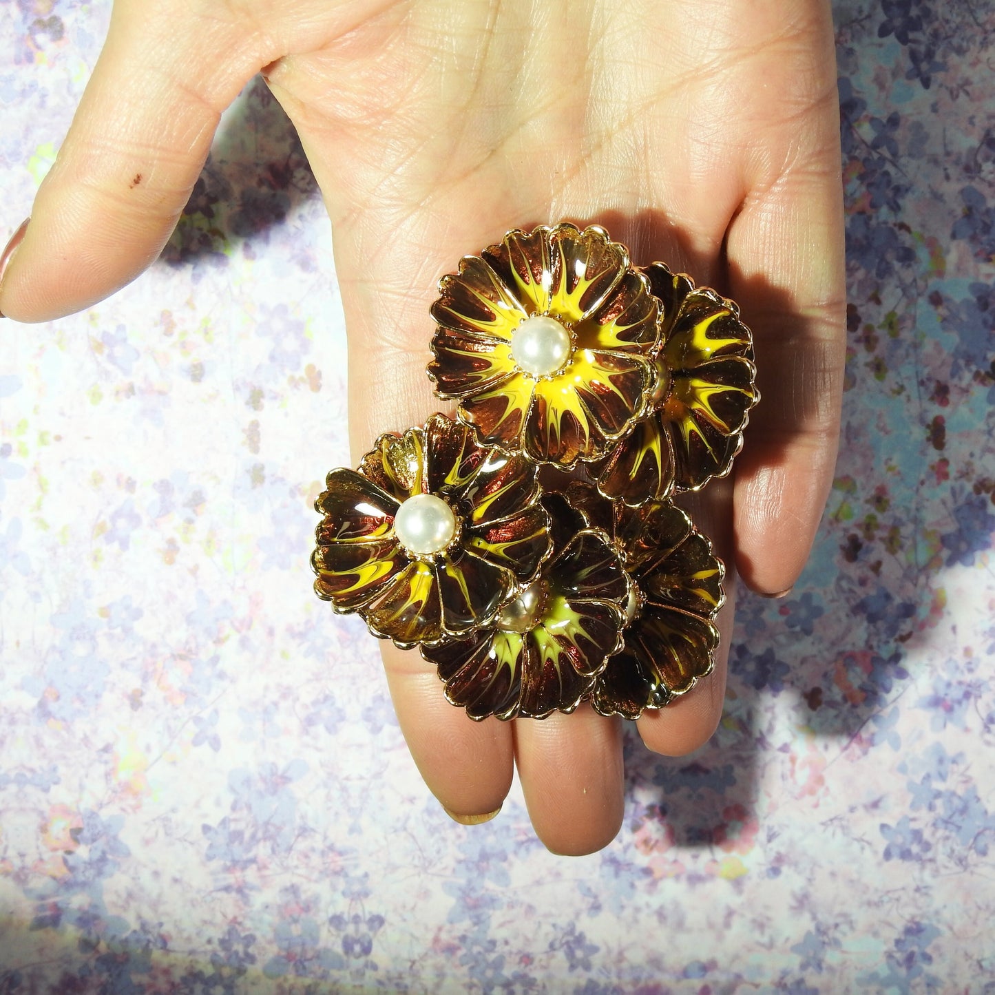 Decorative Floral Snap Buttons