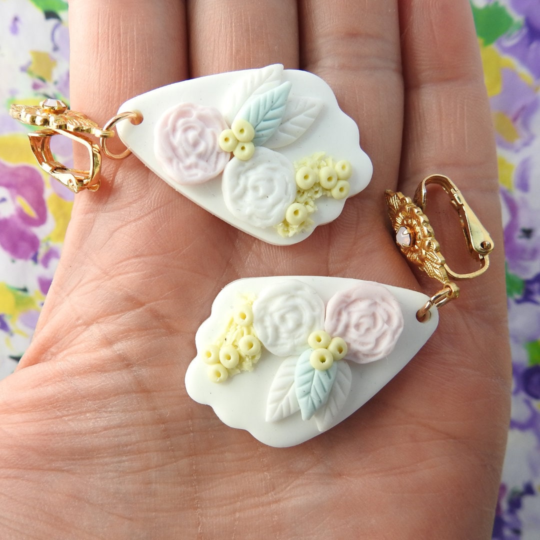 Dangling Clip-On Earrings