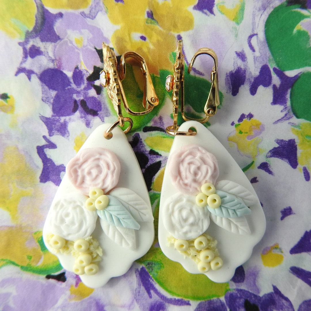 Dangling Clip-On Earrings