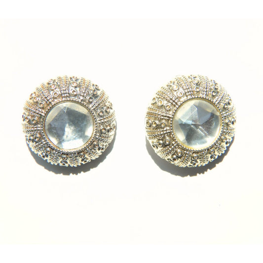 Huge clip on earrings