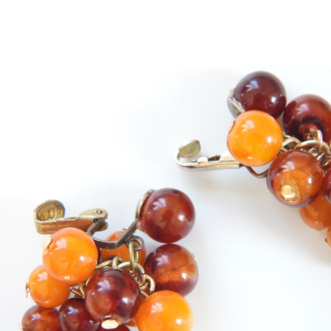 Vintage Clip On Dangling Earrings