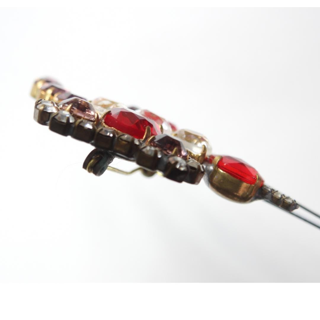 Dragonfly Czech Glass Brooch