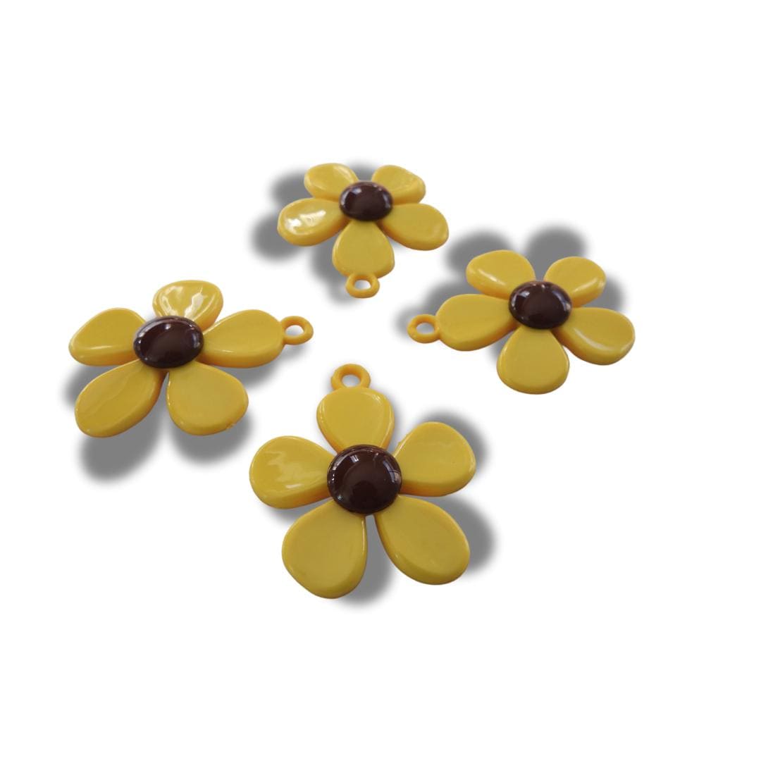 Vintage inspired Flower Charms for Jewelry Making