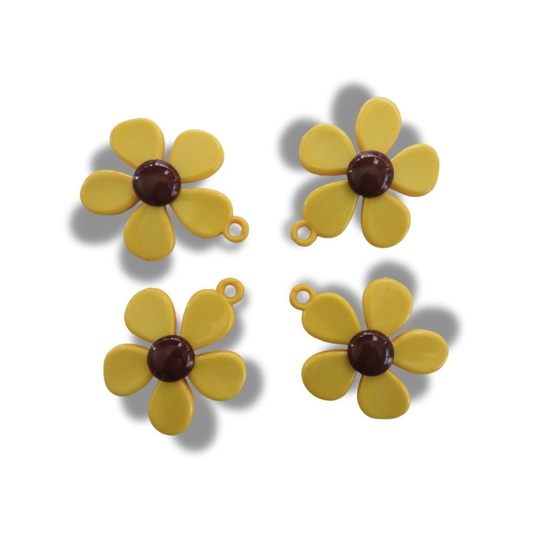 Vintage inspired Flower Charms for Jewelry Making