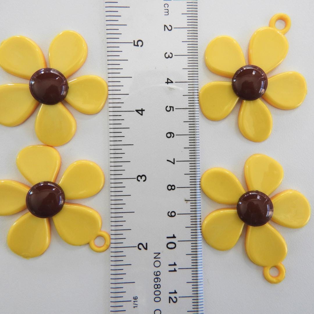 Vintage inspired Flower Charms for Jewelry Making