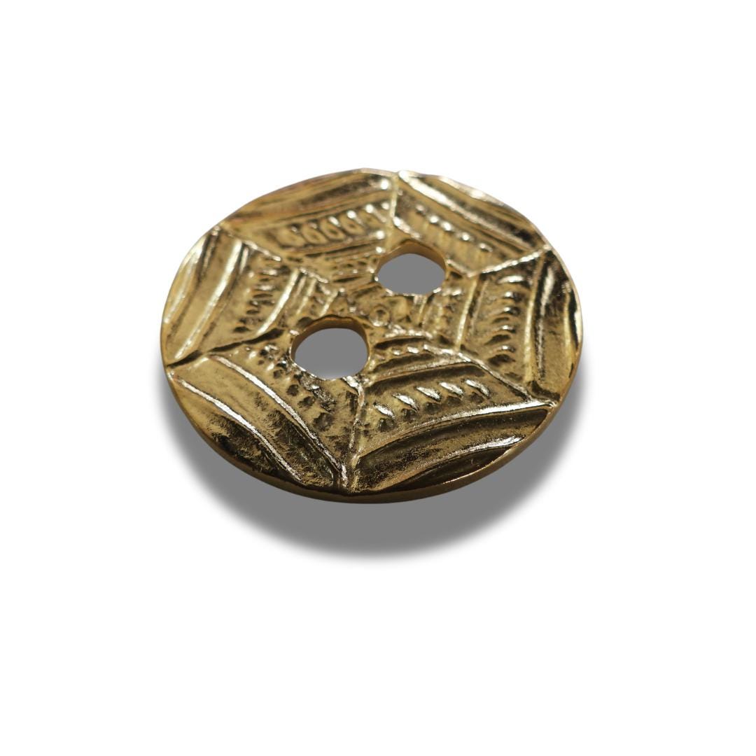Jumbo Gold Button