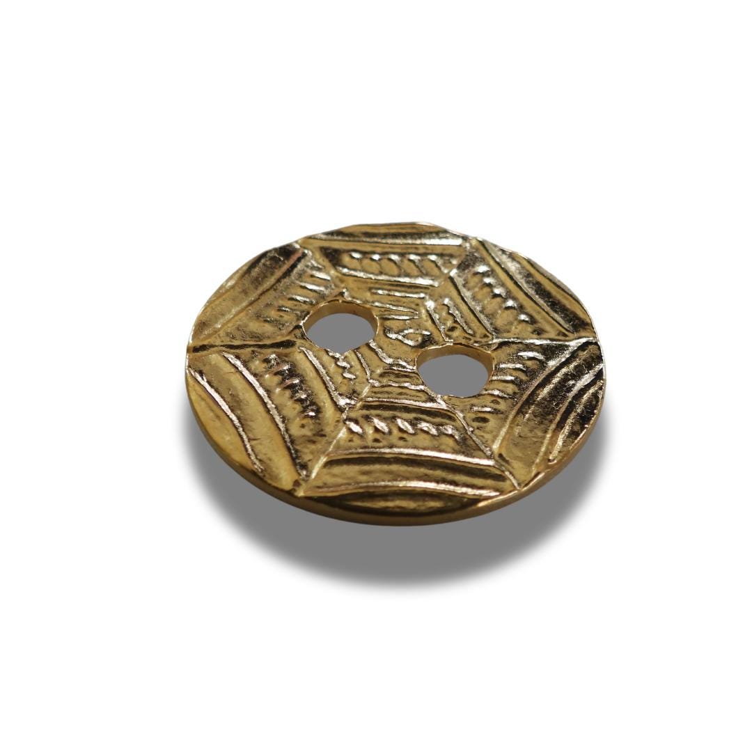 Jumbo Gold Button