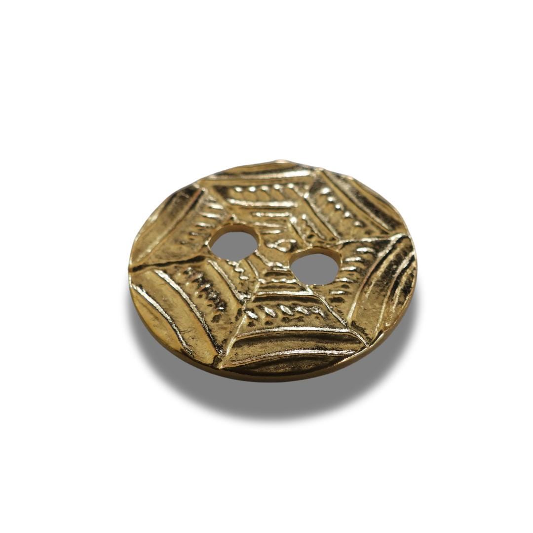 Jumbo Gold Button