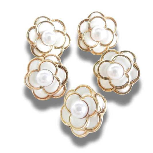 Camelia flower buttons