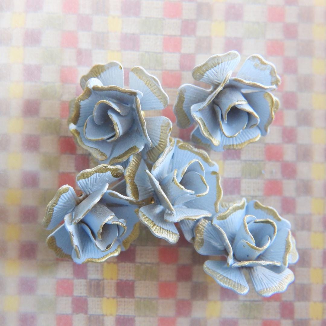 decorative rose buttons