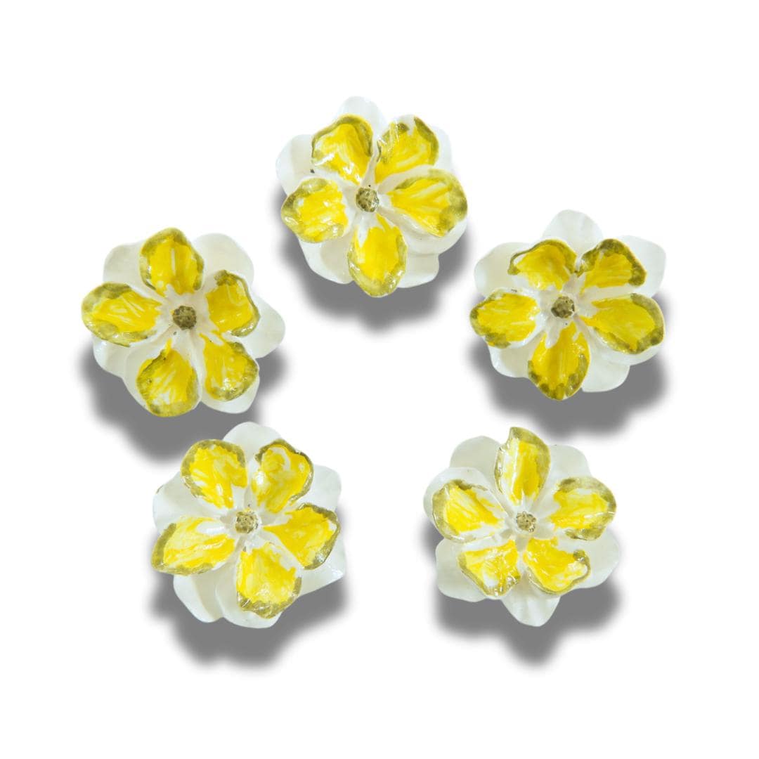 yellow flower buttons for decorating