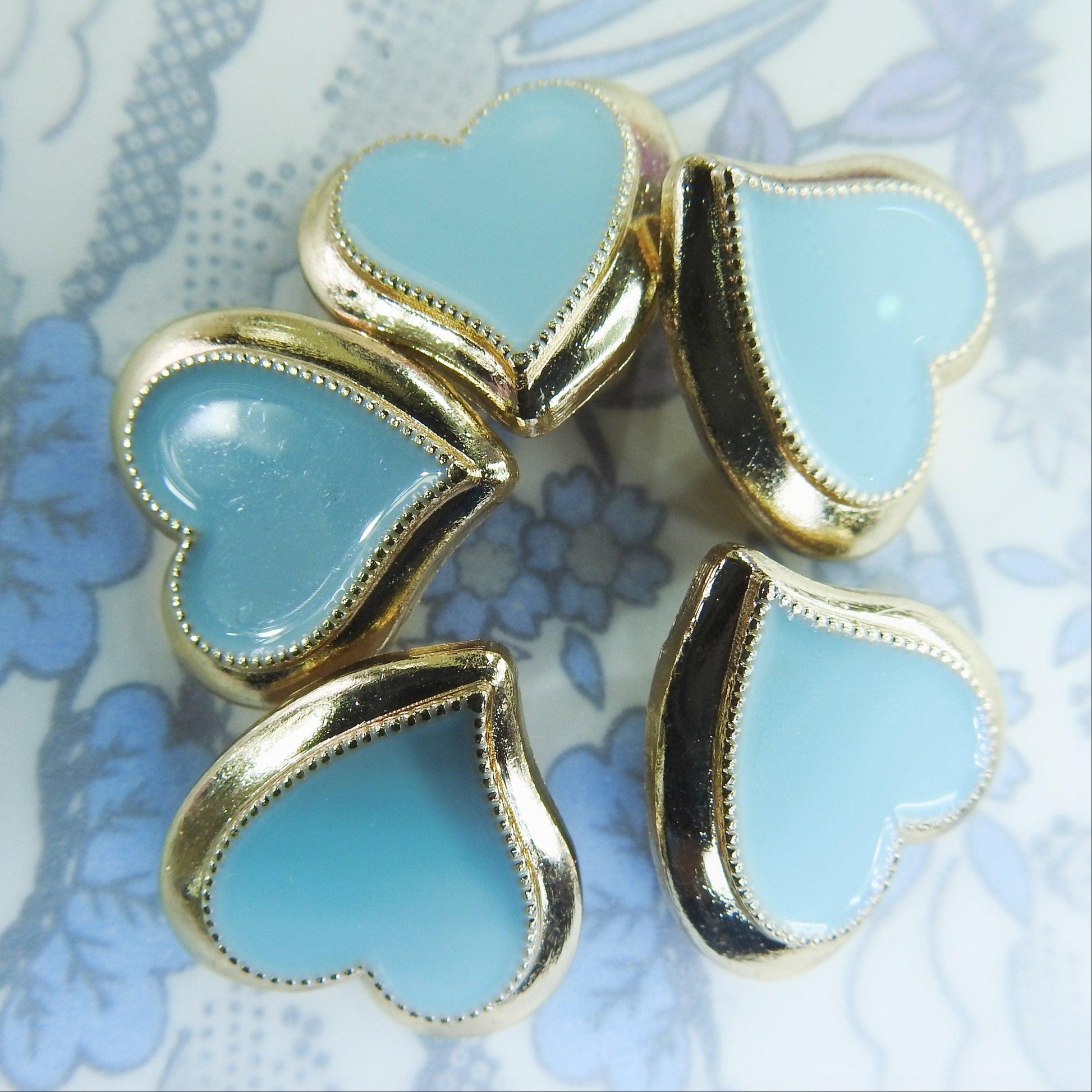 large heart buttons