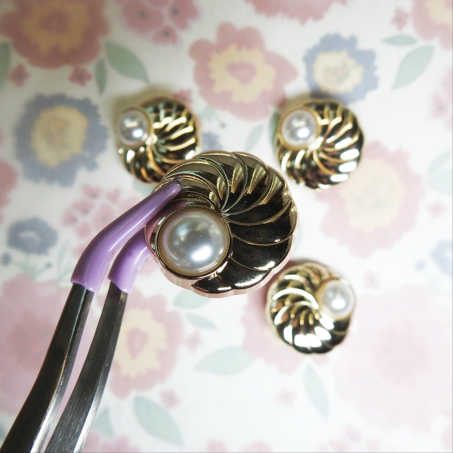 large pearl buttons with shank
